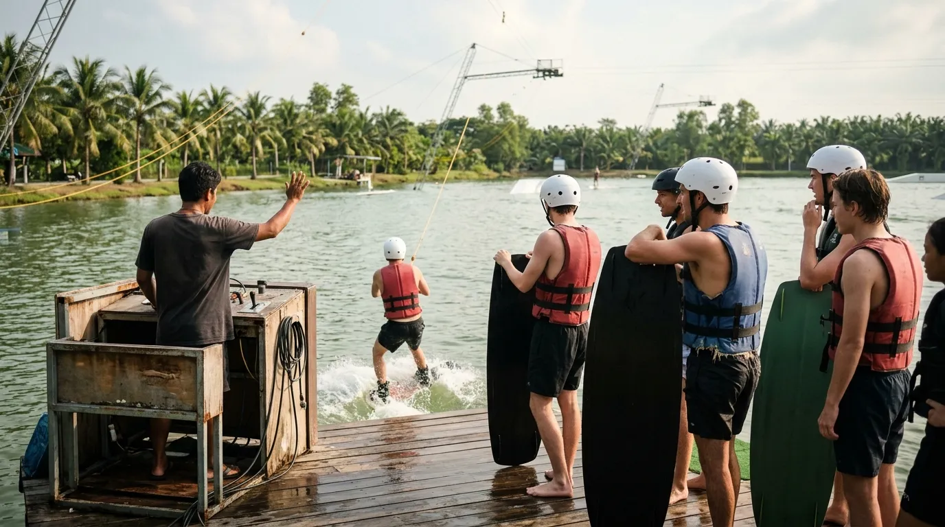 Cable Park Etiquette in Thailand: The Unwritten Rules - Wake Parks Thailand blog